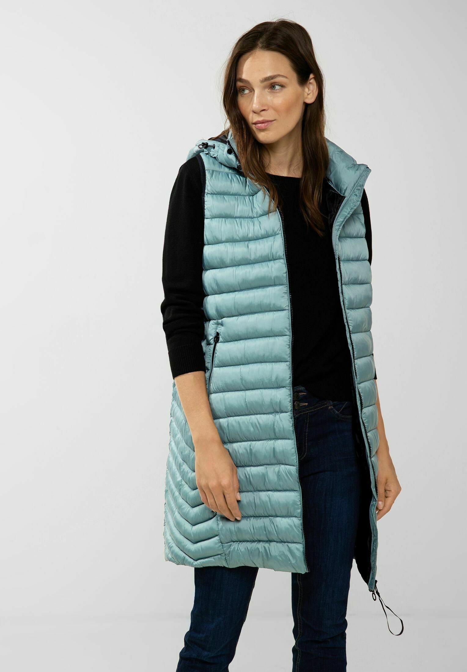 Weste lang mint Clearance